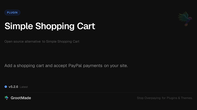 Simple Shopping Cart