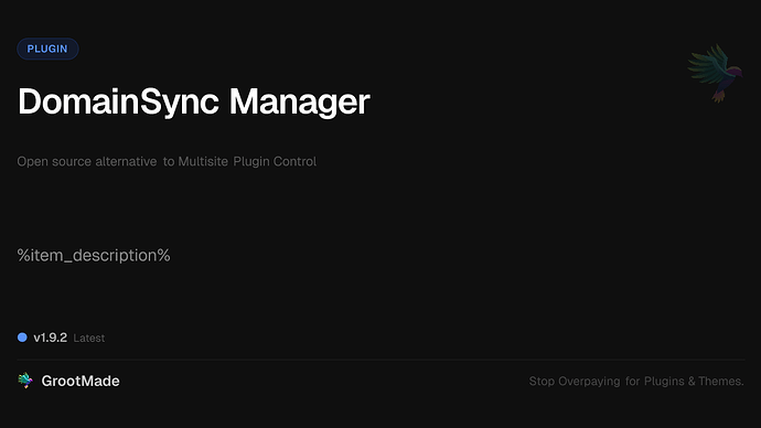 DomainSync Manager