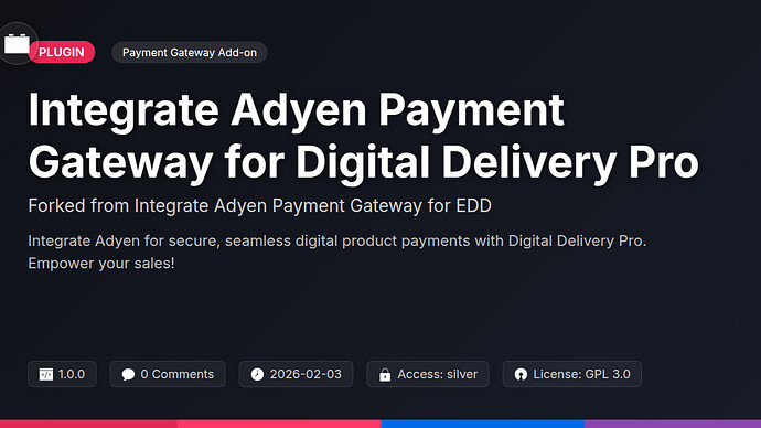 Integrate Adyen Payment Gateway for DeftDock