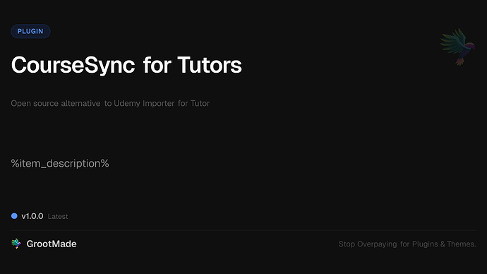 CourseSync for Tutors