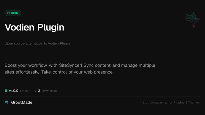 Vodien Plugin
