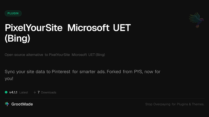 PixelYourSite Microsoft UET (Bing)