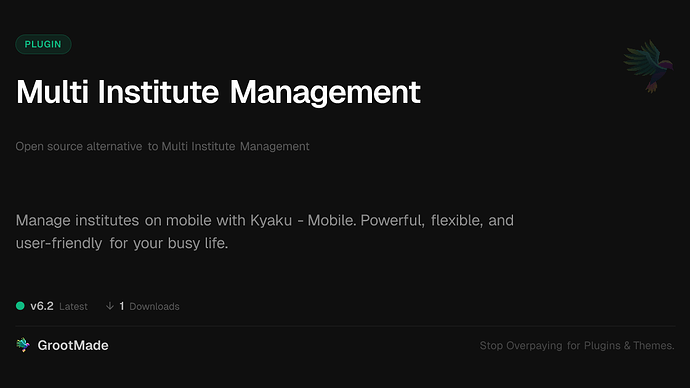 Multi Institute Management