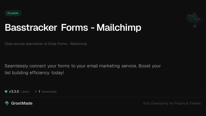 Basstracker Forms - Mailchimp