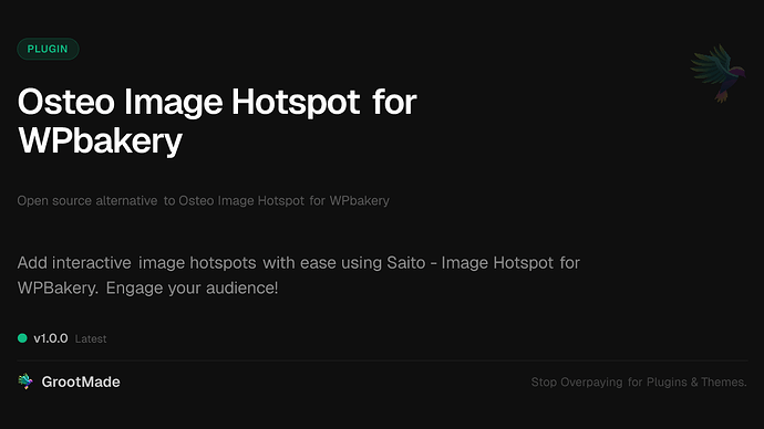 Osteo Image Hotspot for WPbakery