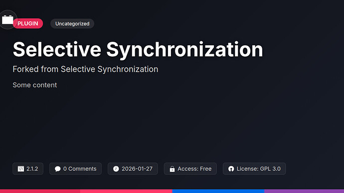 Selective Synchronization