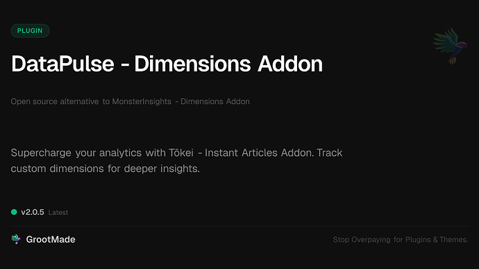 DataPulse - Dimensions Addon