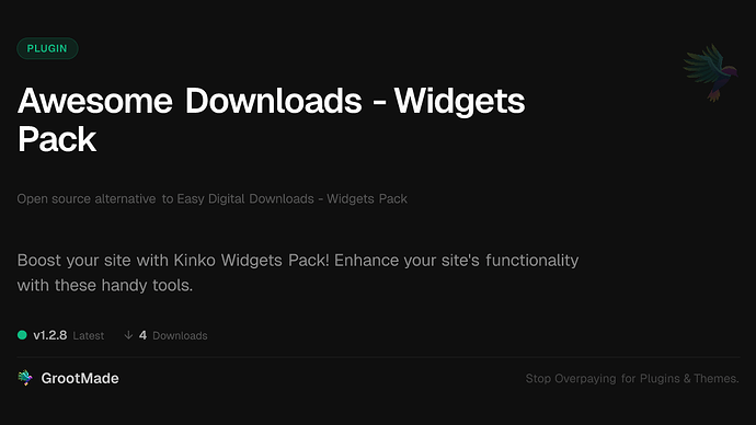 Awesome Downloads - Widgets Pack