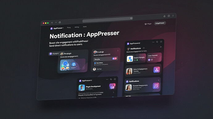 Notification : AppPresser