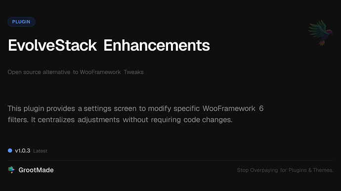 EvolveStack Enhancements