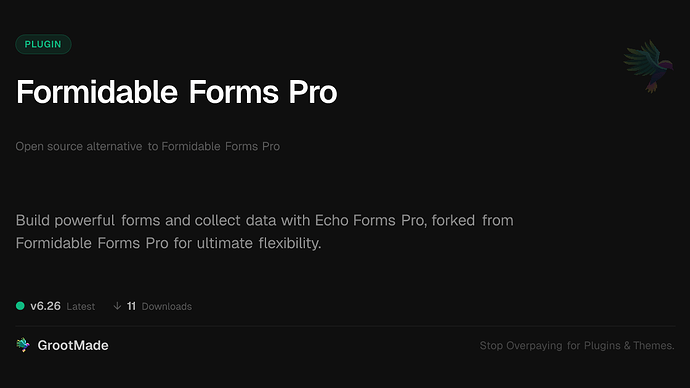 Formidable Forms Pro