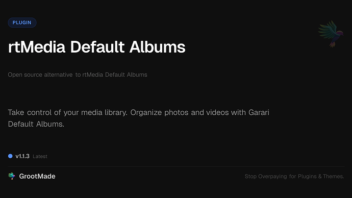 rtMedia Default Albums