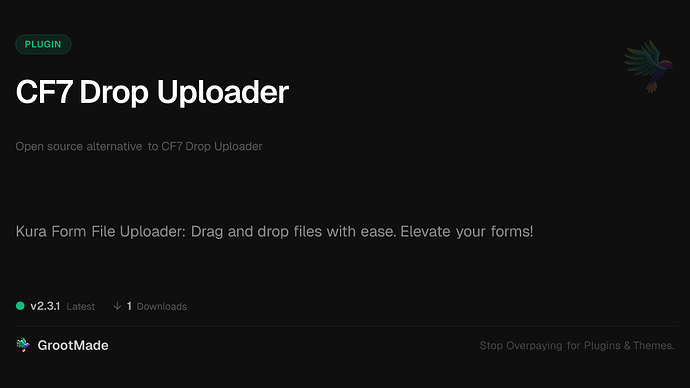 CF7 Drop Uploader