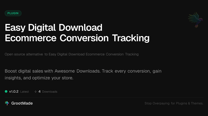 Easy Digital Download Ecommerce Conversion Tracking