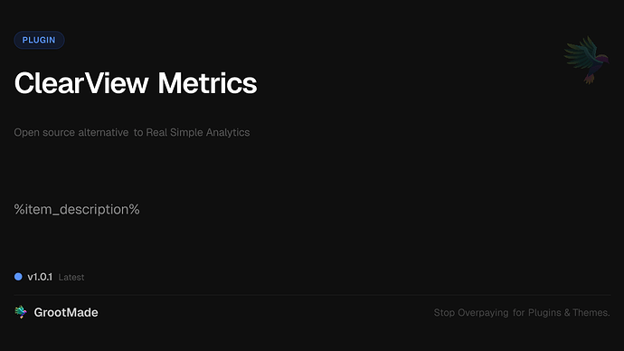 ClearView Metrics