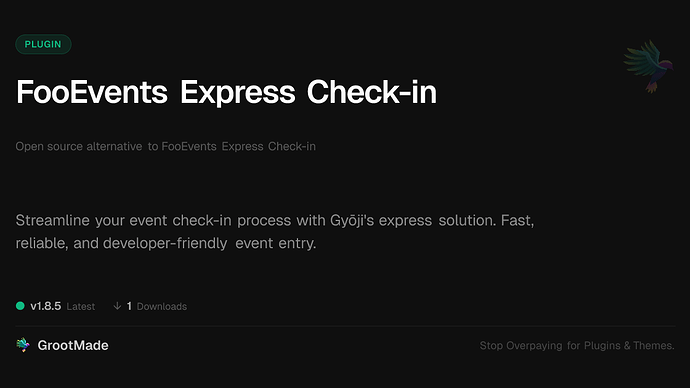 FooEvents Express Check-in