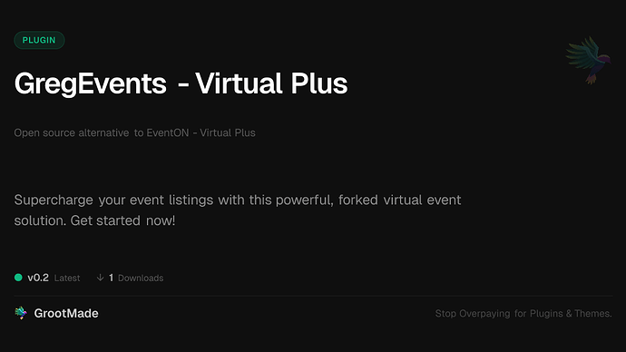 GregEvents - Virtual Plus