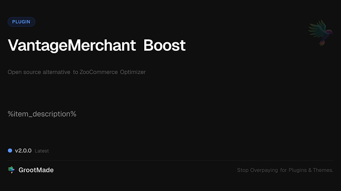 VantageMerchant Boost
