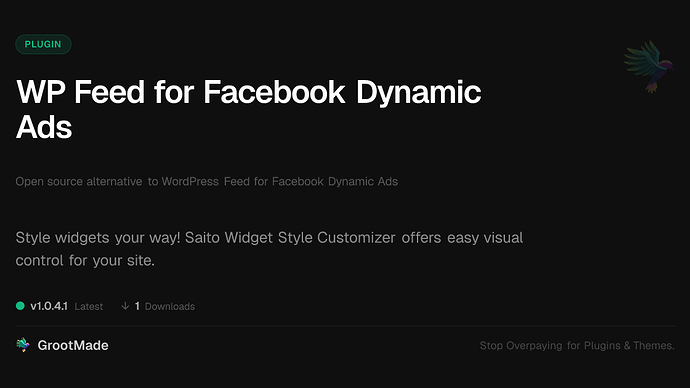 WP Feed for Facebook Dynamic Ads