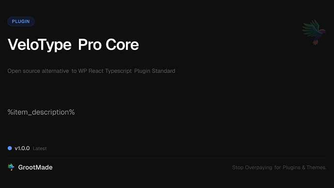 VeloType Pro Core