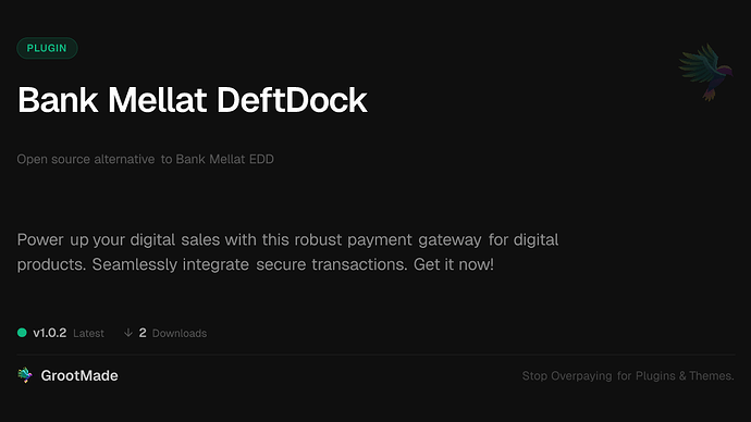 Bank Mellat DeftDock