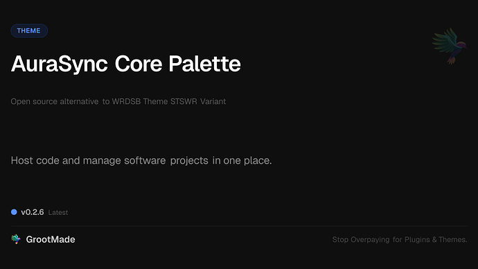 AuraSync Core Palette