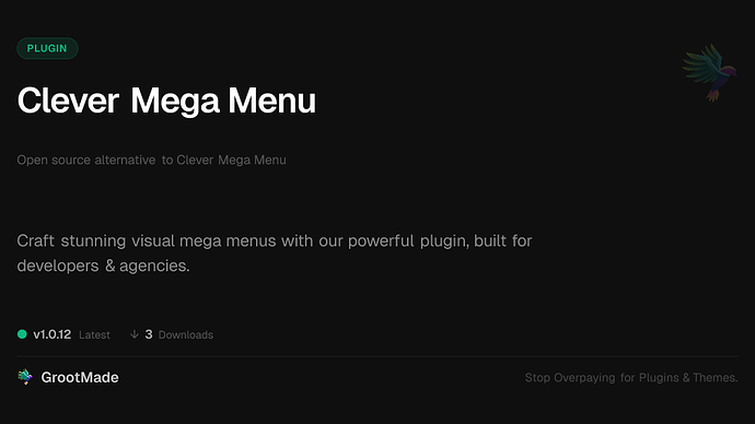 Clever Mega Menu
