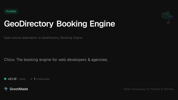 GeoDirectory Booking Engine