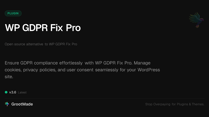 WP GDPR Fix Pro