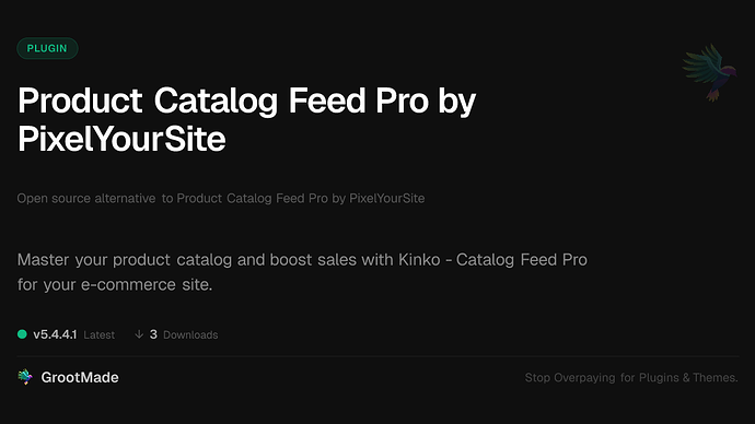 Product Catalog Feed Pro by PixelYourSite