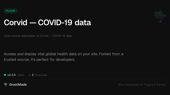 Corvid — COVID-19 data