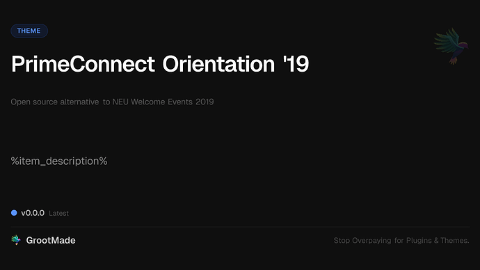 PrimeConnect Orientation '19