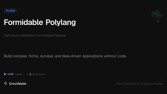 Formidable Polylang