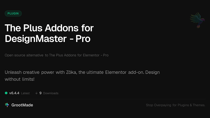 The Plus Addons for DesignMaster - Pro