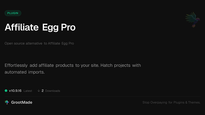 Affiliate Egg Pro