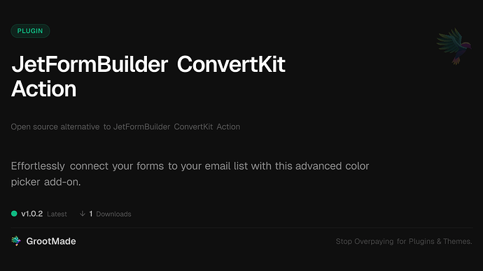 JetFormBuilder ConvertKit Action