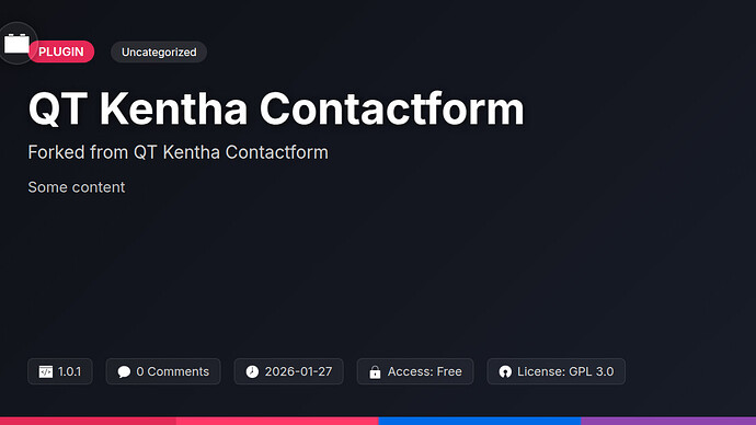 QT Kentha Contactform