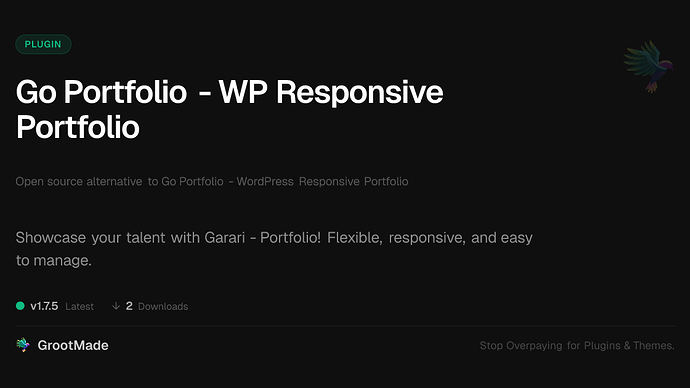 Go Portfolio - WP Responsive Portfolio