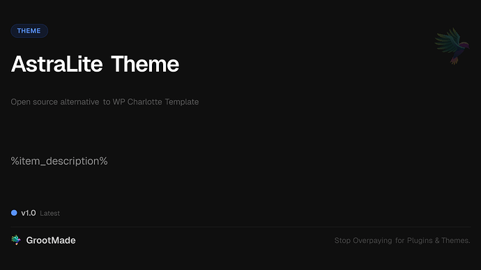 AstraLite Theme