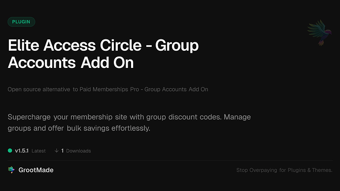 Elite Access Circle - Group Accounts Add On