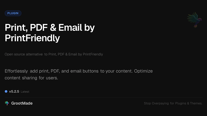 Print, PDF & Email by PrintFriendly