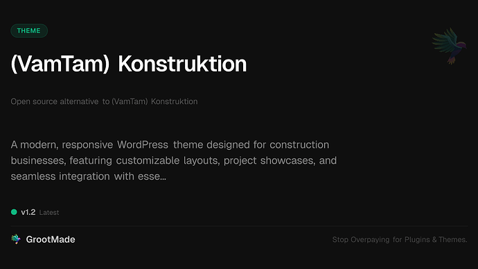 (VamTam) Konstruktion