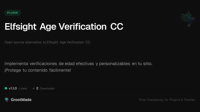 Elfsight Age Verification CC