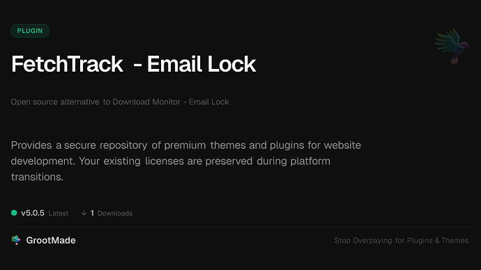 FetchTrack - Email Lock