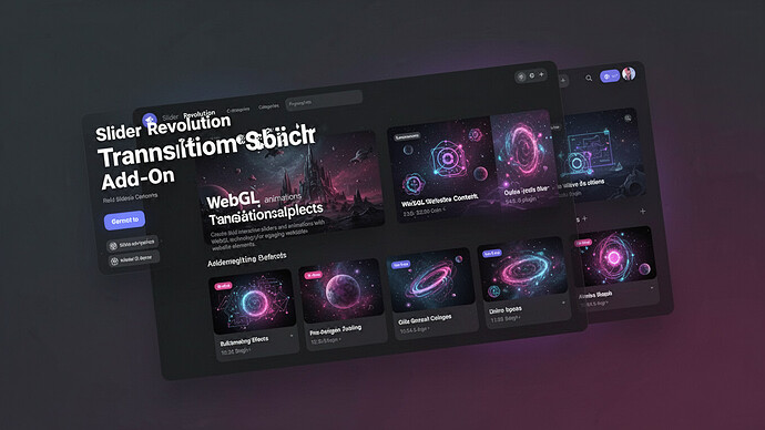 Slider Revolution Transitionpack Add-On