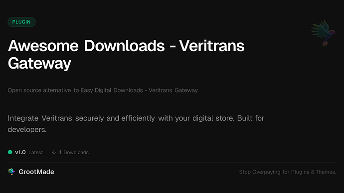 Awesome Downloads - Veritrans Gateway