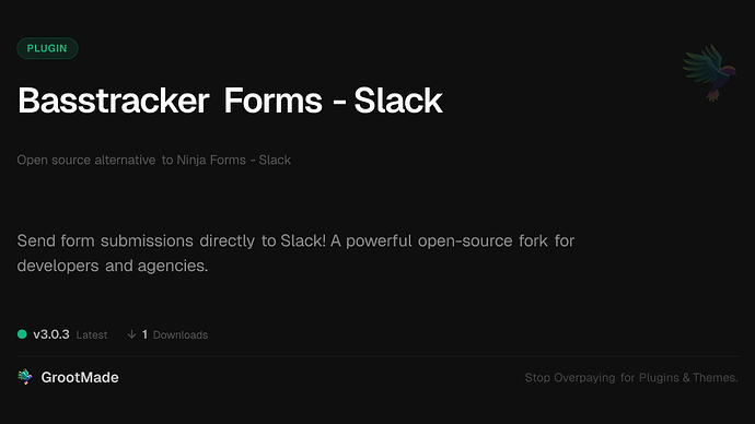 Basstracker Forms - Slack