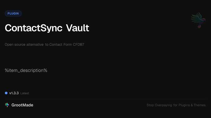 ContactSync Vault