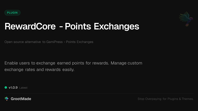 RewardCore - Points Exchanges