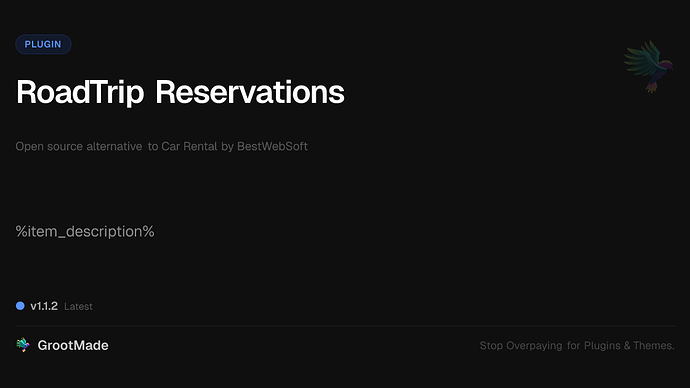 RoadTrip Reservations